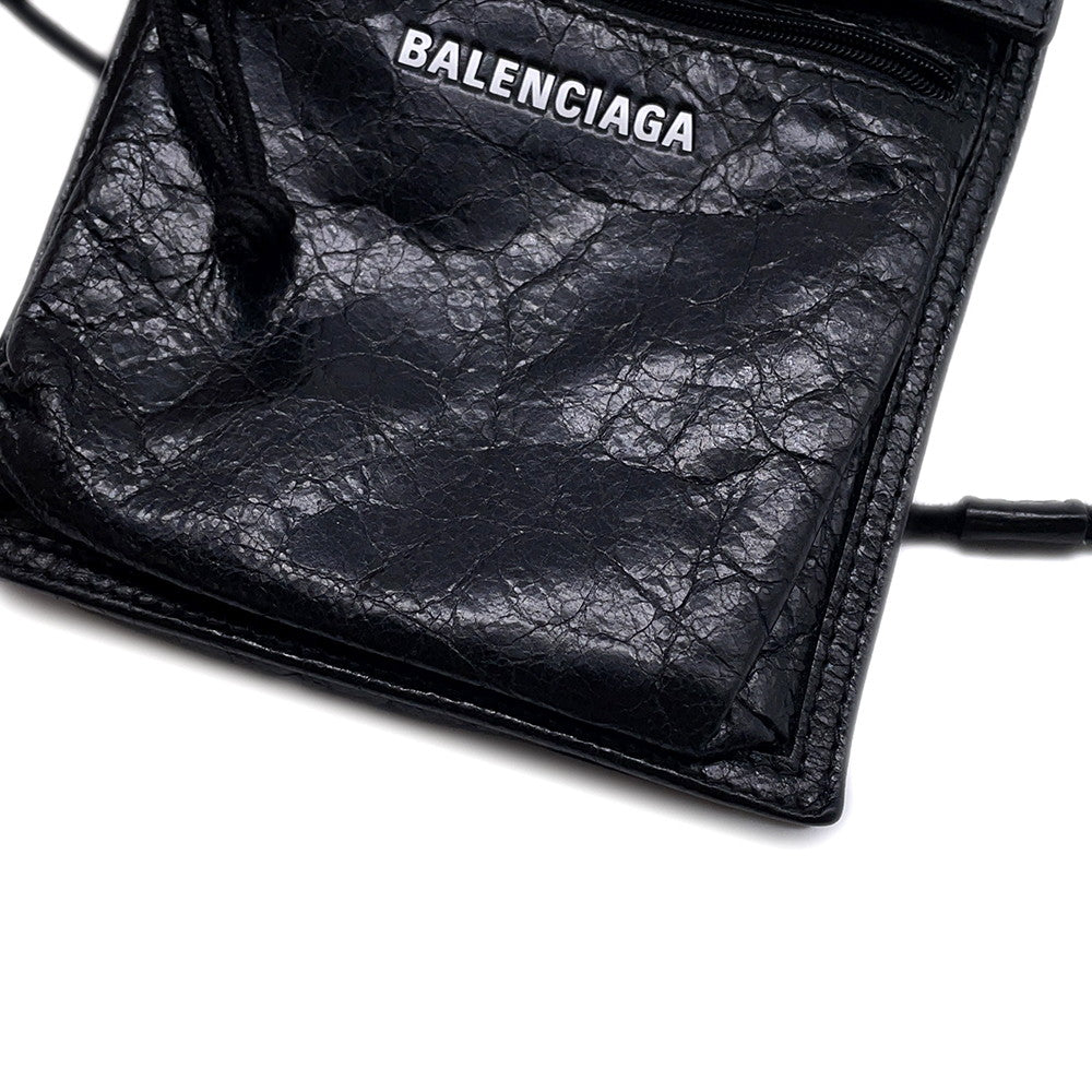 BALENCIAGA Explorer ShoulderPouch Black532298 Leather