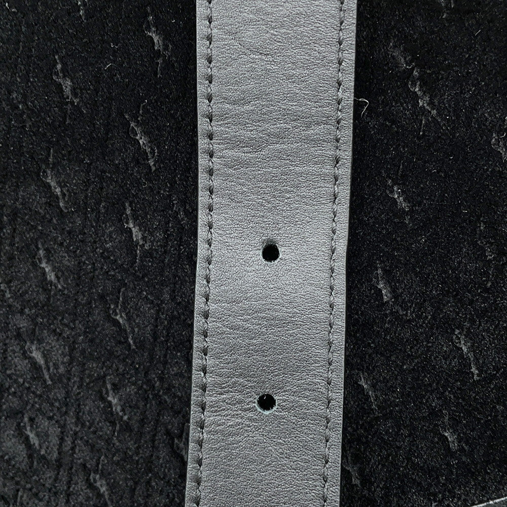 SAINT LAURENT PARIS logo messenger bag Black688253 Velvet Leather