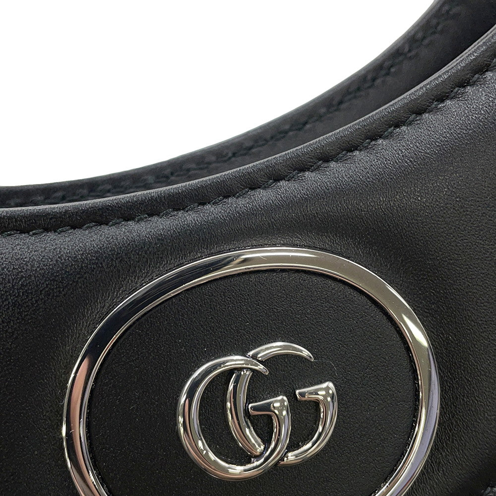 GUCCI Petit GG Small Tote 2-Way Bag Black745918 Leather
