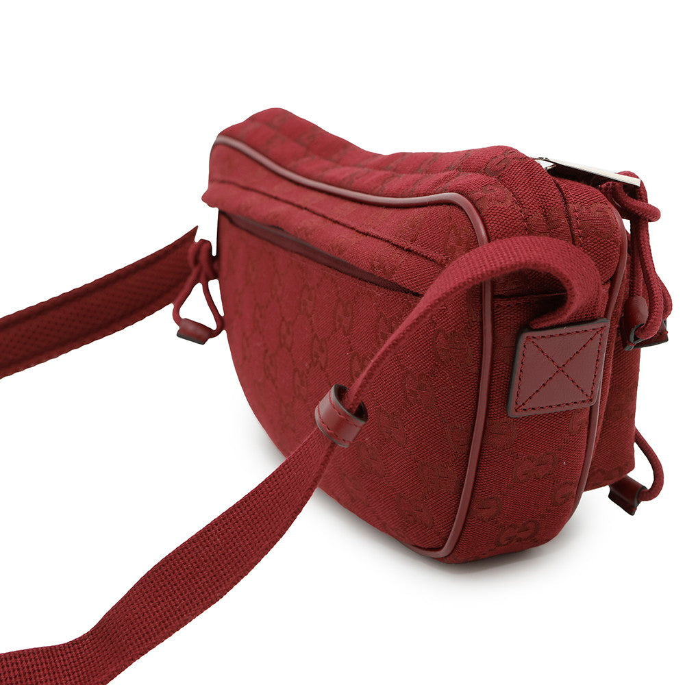 GUCCI GG Cross Body Bag Rosso Ancora802096 GG Canvas Size Small