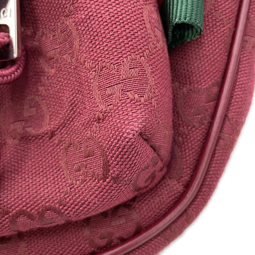 GUCCI GG Cross Body Bag Rosso Ancora802096 GG Canvas Size Small