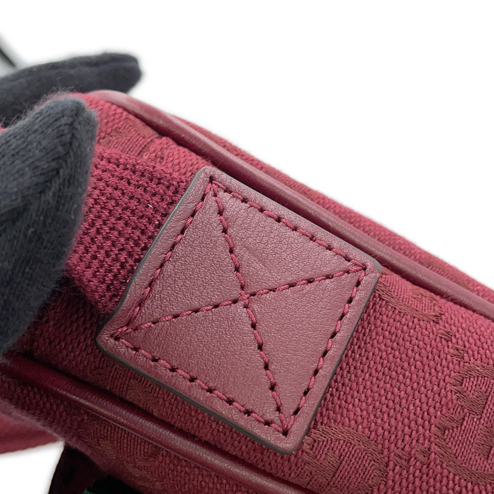 GUCCI GG Cross Body Bag Rosso Ancora802096 GG Canvas Size Small