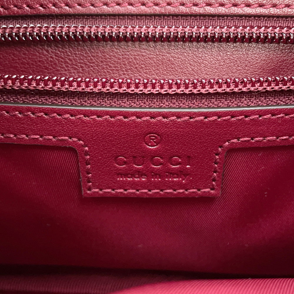 GUCCI GG Cross Body Bag Rosso Ancora802096 GG Canvas Size Small