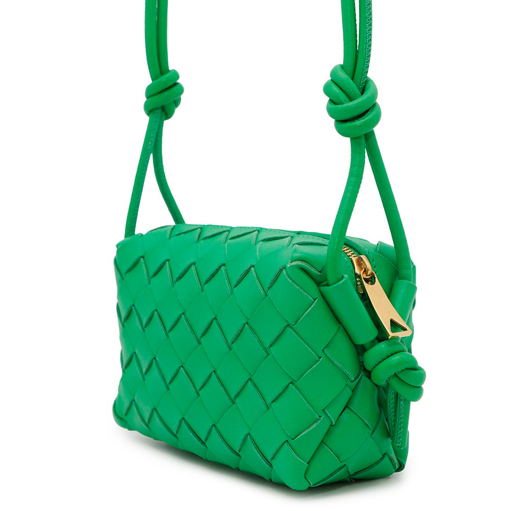 Bottega Veneta Candy Loop Shoulder Bag Parakeet730832V1G118425 INTRECCIATOLeather Size Mini
