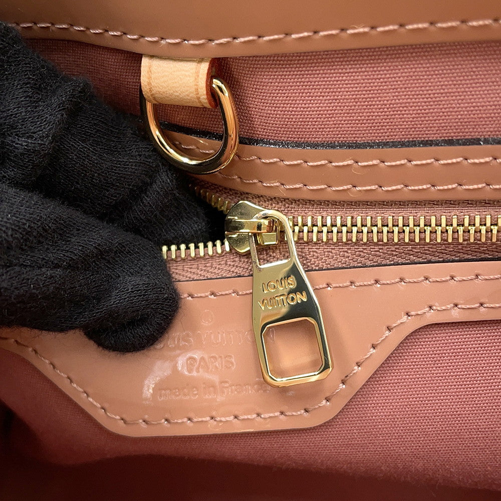 LOUIS VUITTON Catalina Rose VeloursM90015 Monogram Vernis Leather