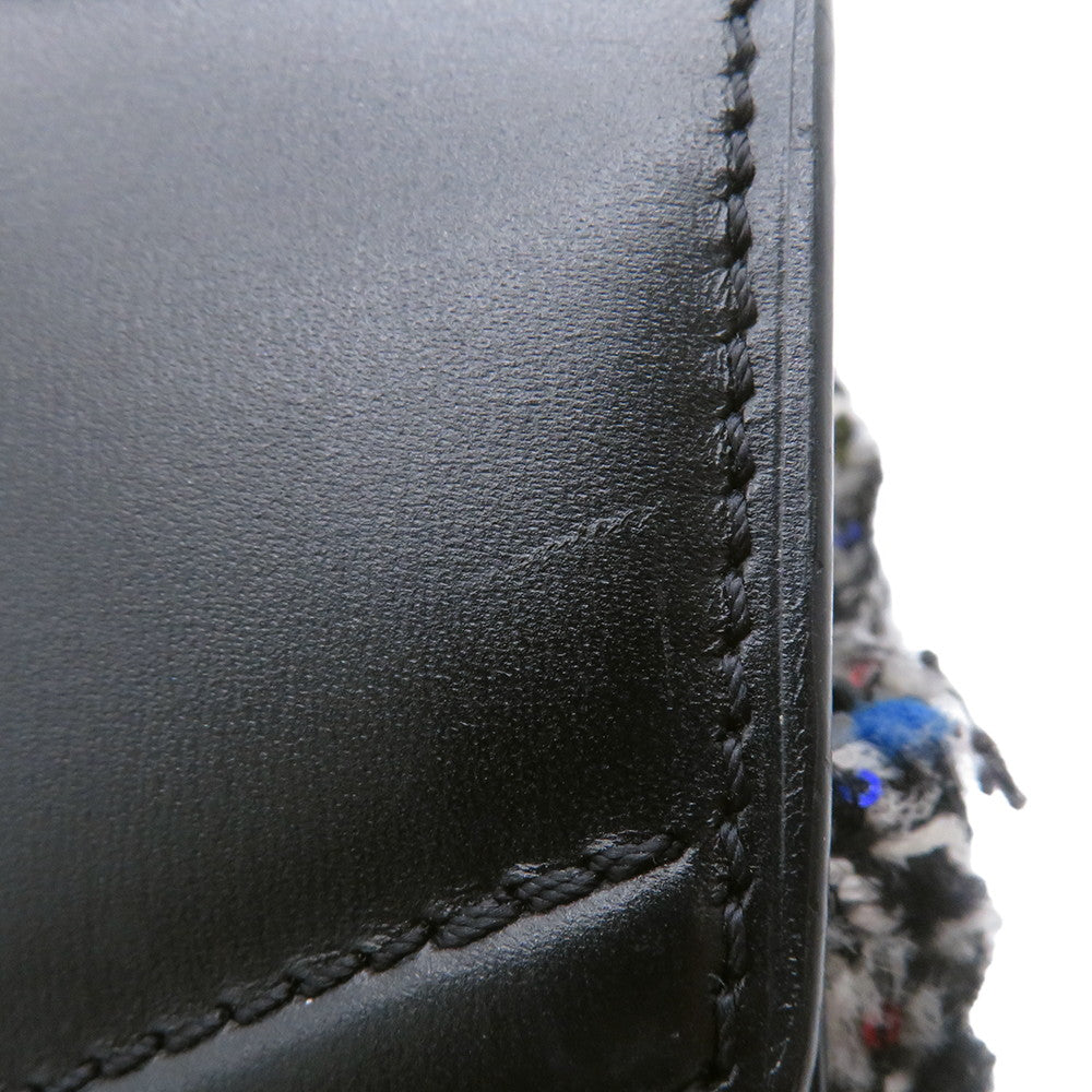 LOUIS VUITTON LV arc Gray/BlackM55501 Tweed Leather Size PM