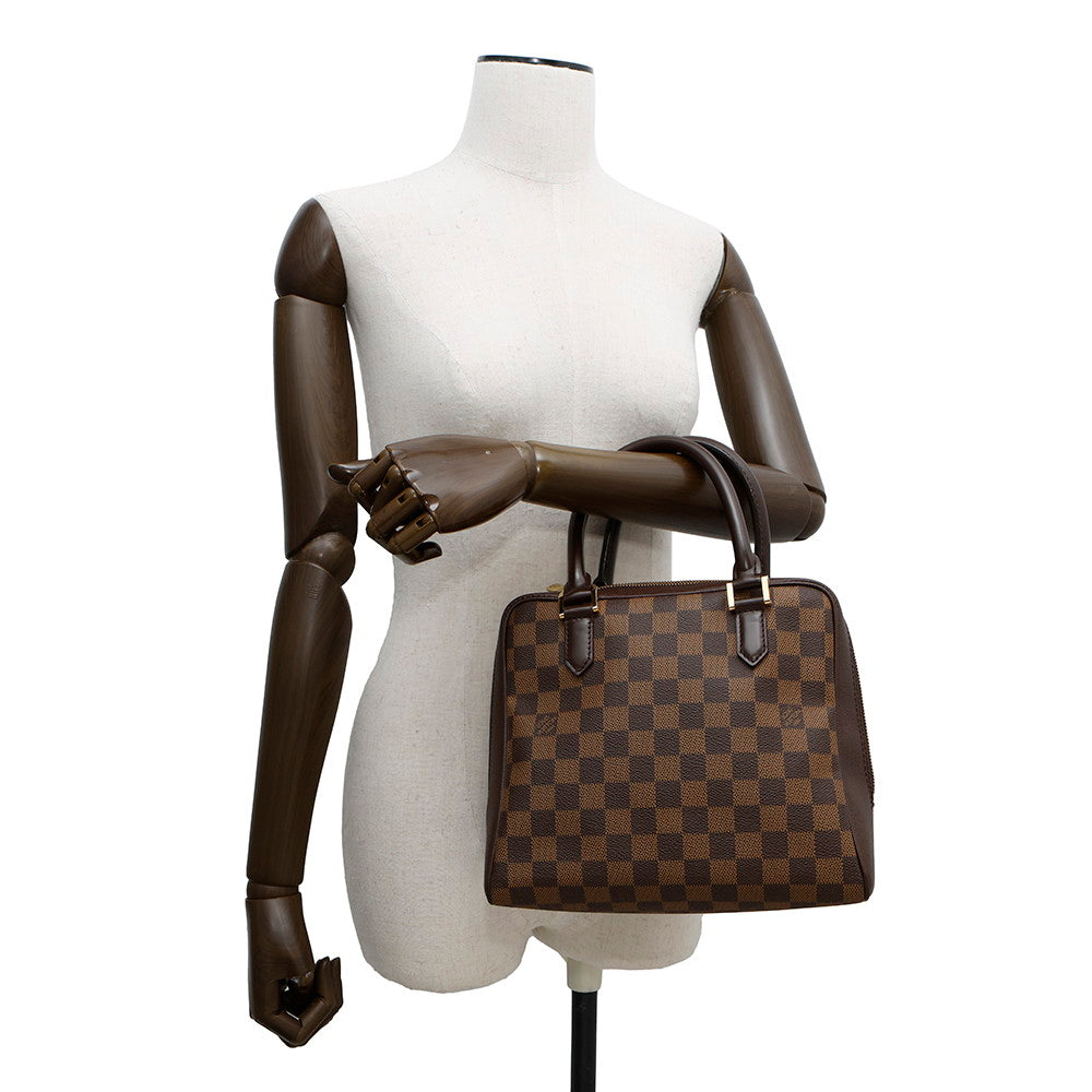 LOUIS VUITTON Brera RedN51150 Damier Ebene Canvas