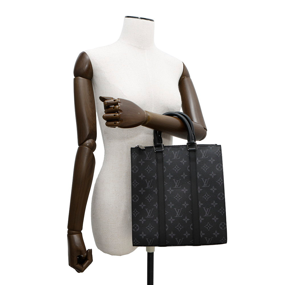 LOUIS VUITTON Sac Plat NoirM46098 Monogram Eclipse