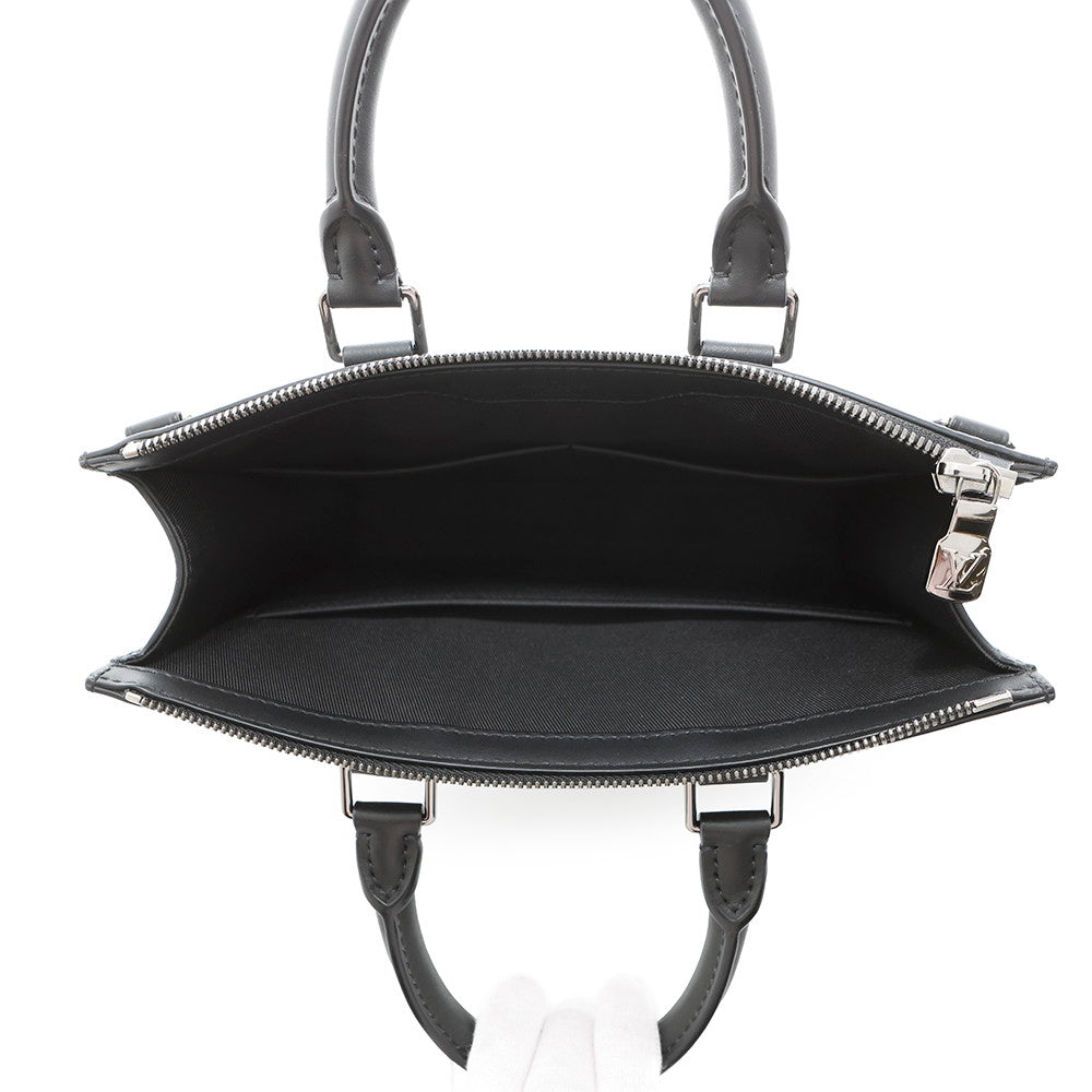 LOUIS VUITTON Sac Plat NoirM46098 Monogram Eclipse