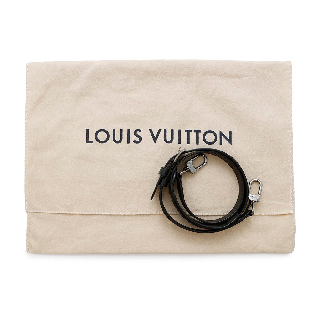 LOUIS VUITTON Sac Plat NoirM46098 Monogram Eclipse