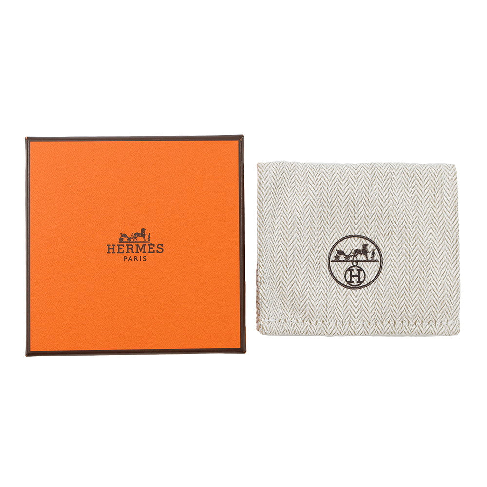 HERMES Mini Clic Chaine d'Ancre Bracelet Size PM Rose Kander Metal Enamel