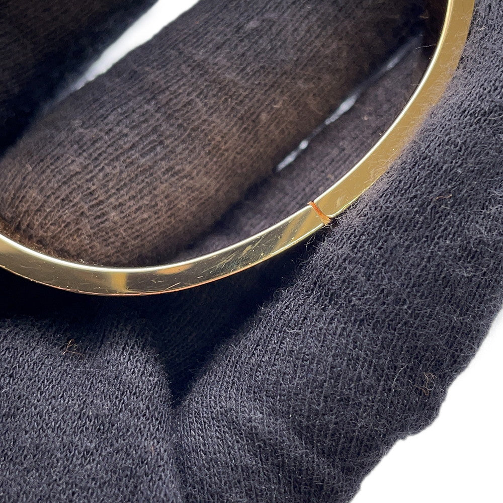 HERMES ClicH Bracelet Beige Metal