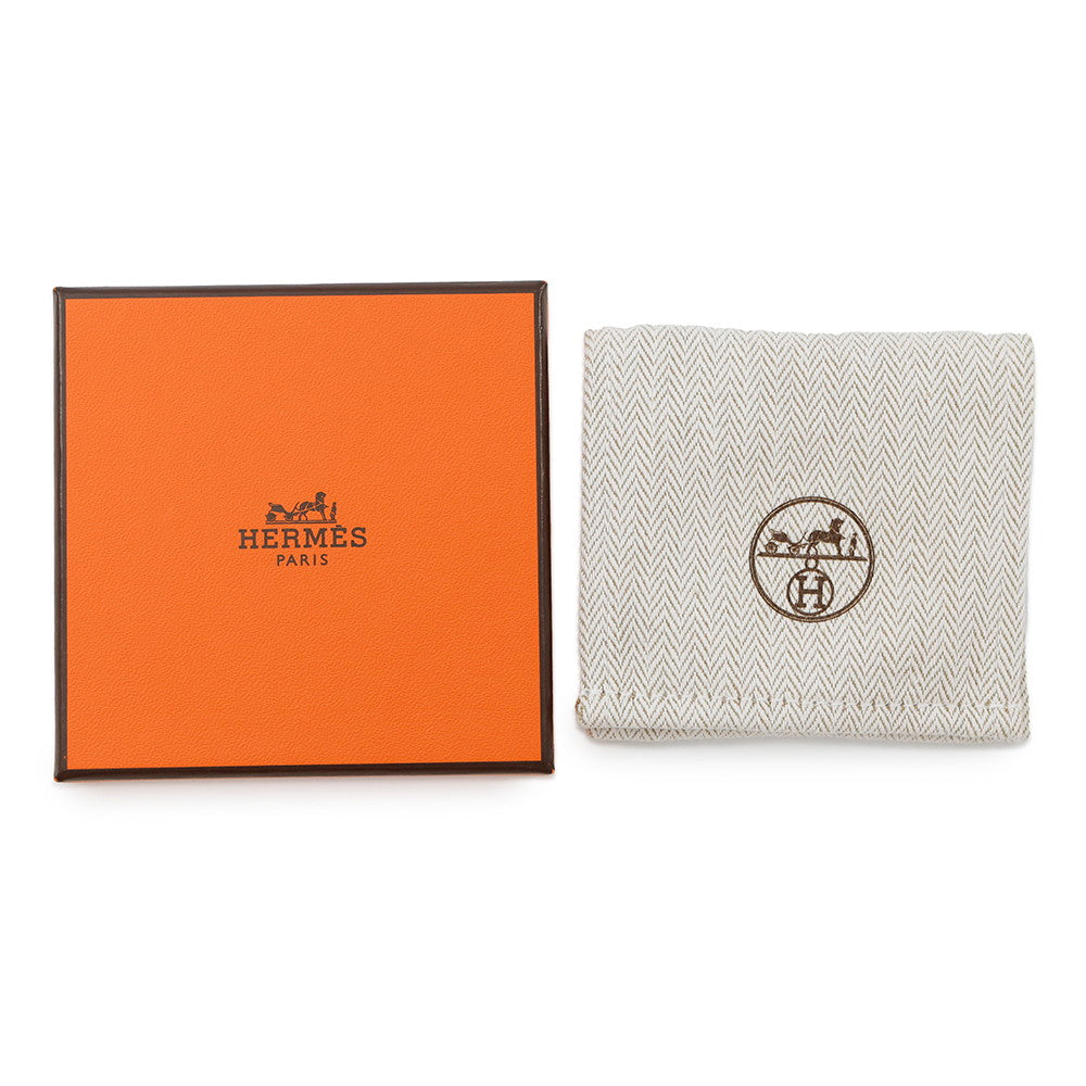 HERMES ClicH Bracelet Beige Metal