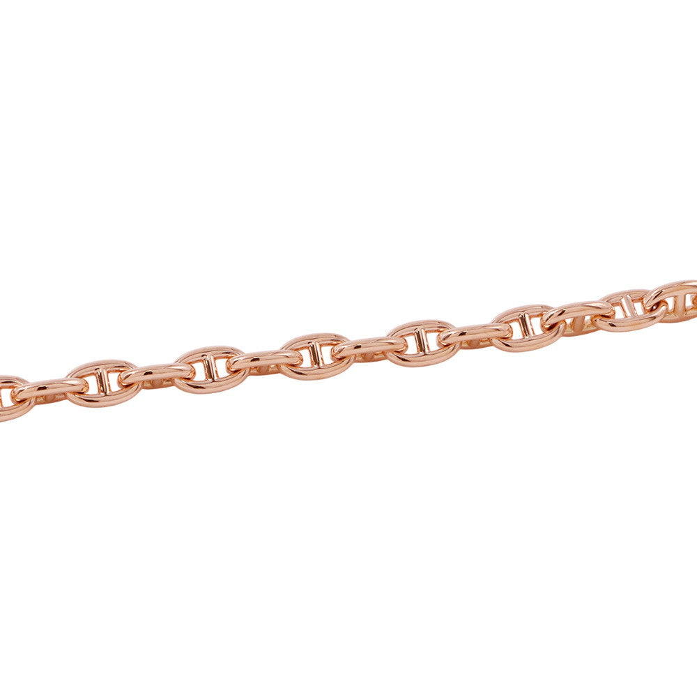 HERMES Chaine d'Ancre 26 frames Bracelet Size TPM 18K Pink Gold