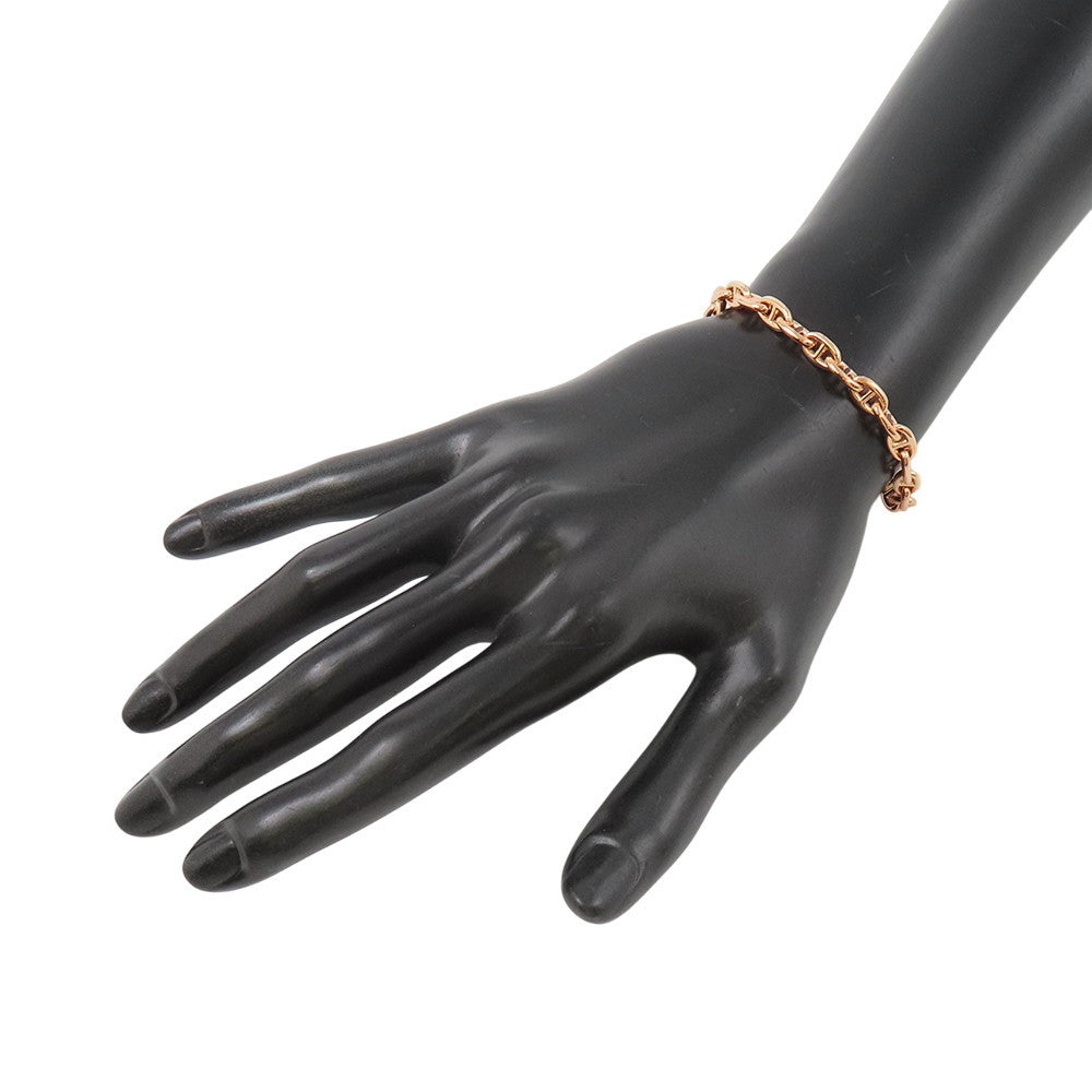 HERMES Chaine d'Ancre 26 frames Bracelet Size TPM 18K Pink Gold