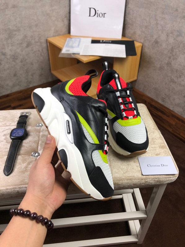 Christian Dior B22 Red And Yellow Sneaker