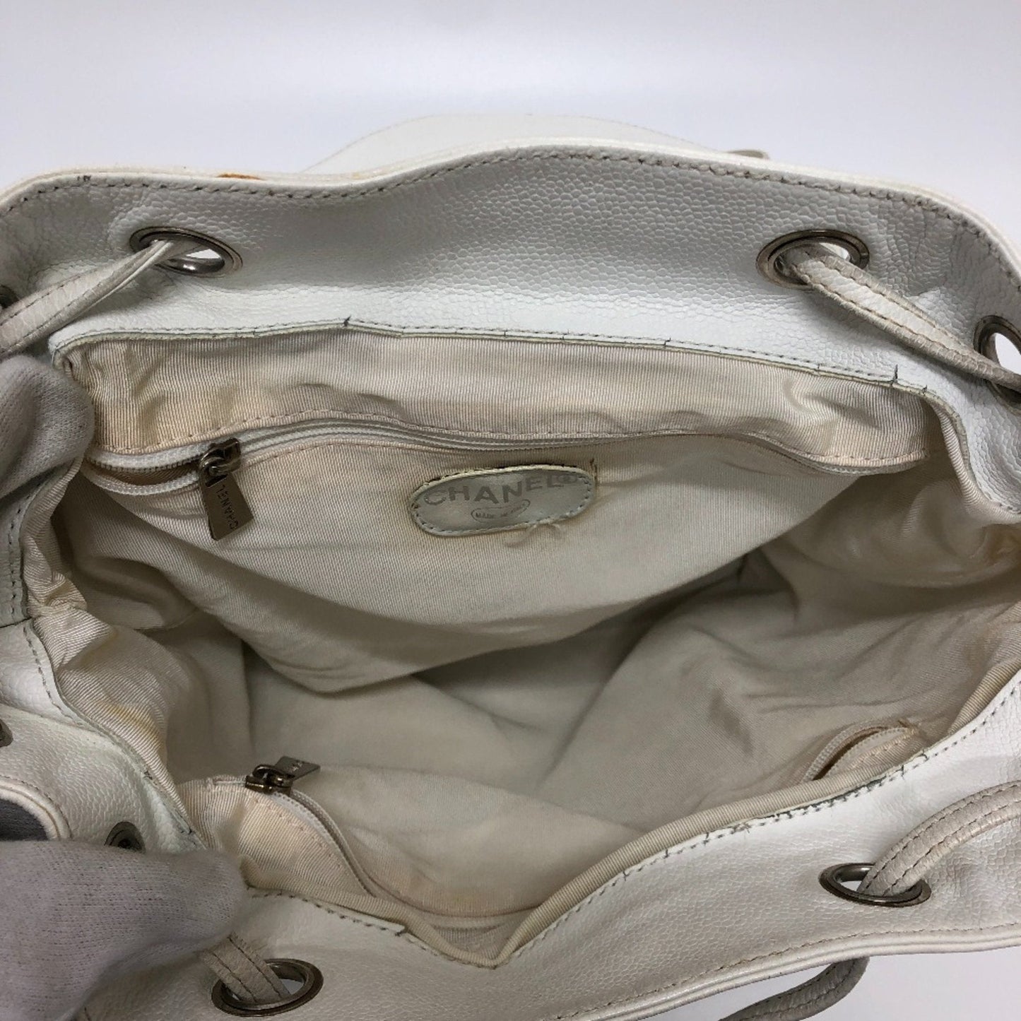 CHANEL Logo boston Backpack