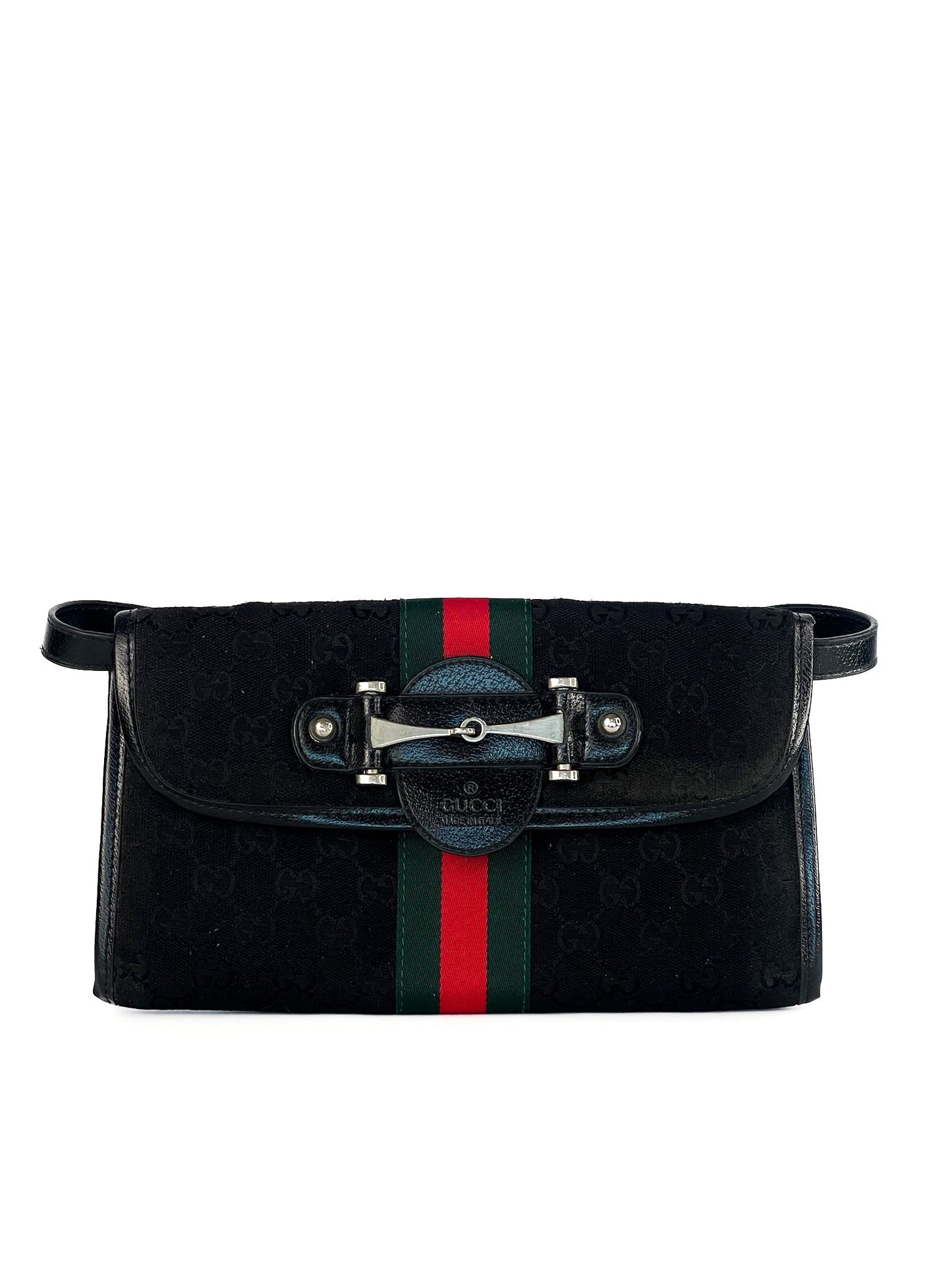 Gucci Vintage Horsebit GG Canvas Web