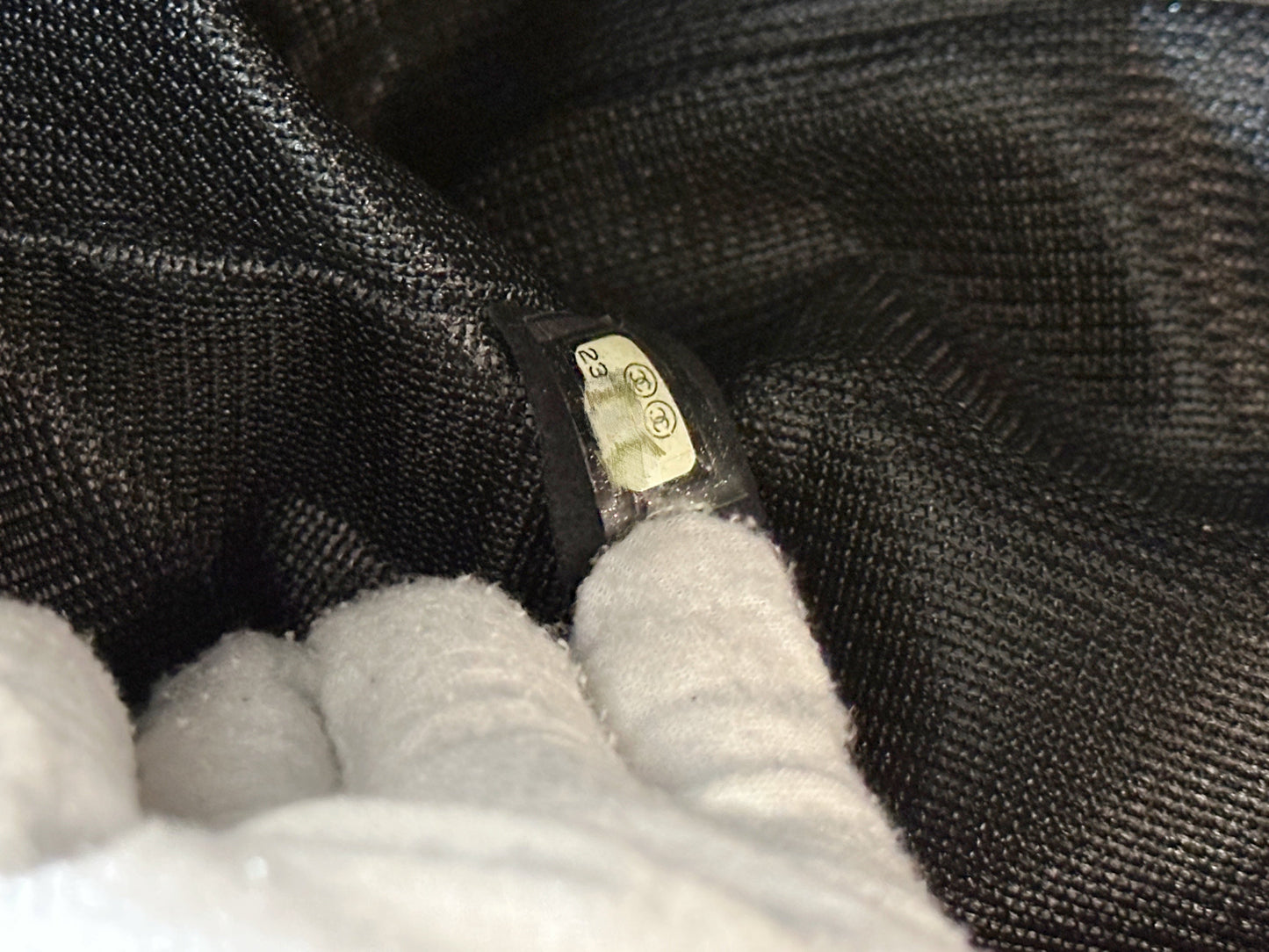 Chanel 2017 Calfskin Quilted XXL Travel Flap shoulder bag Black GHW 2382 holo card