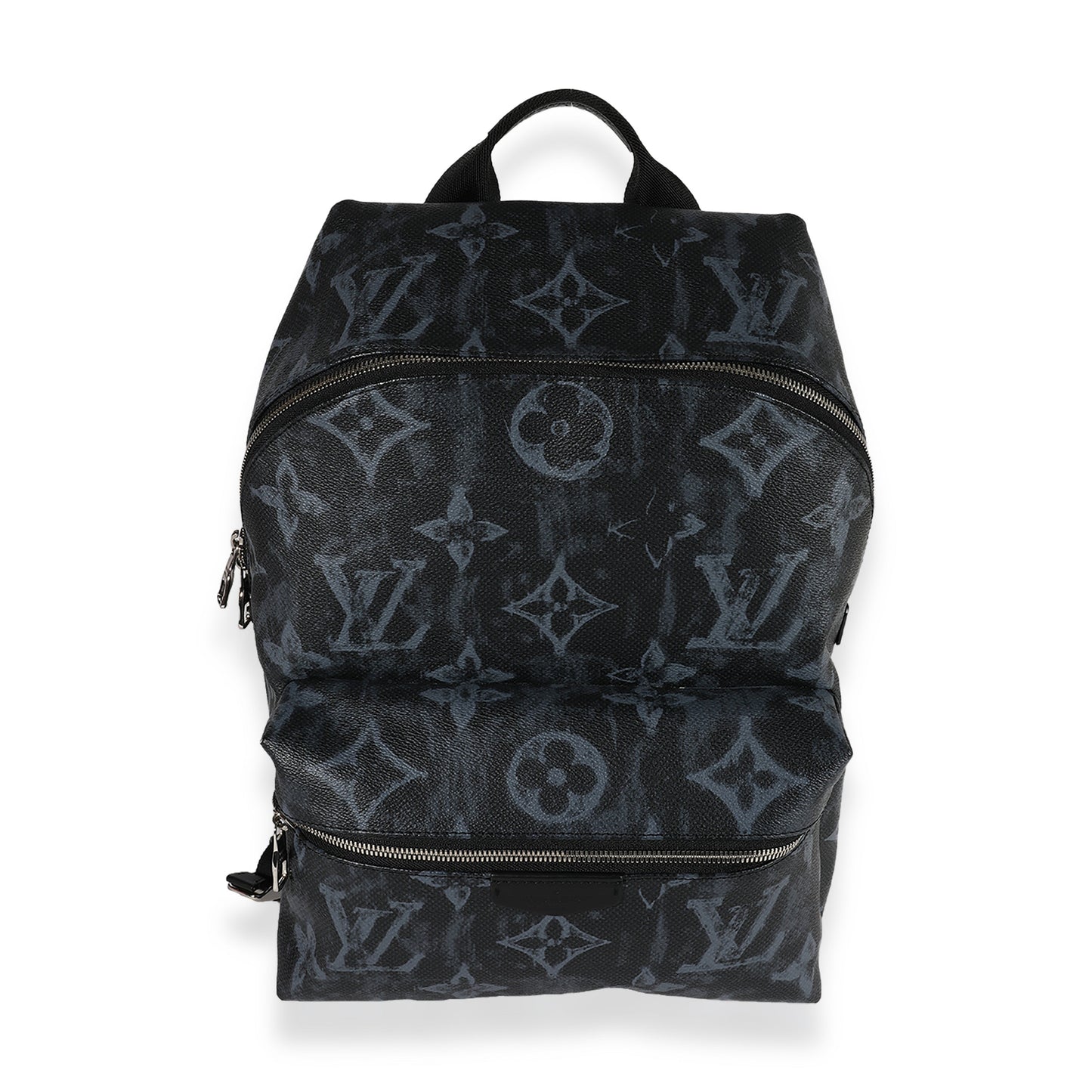 LOUIS VUITTON Black & Blue Monogram Pastel Discovery Backpack