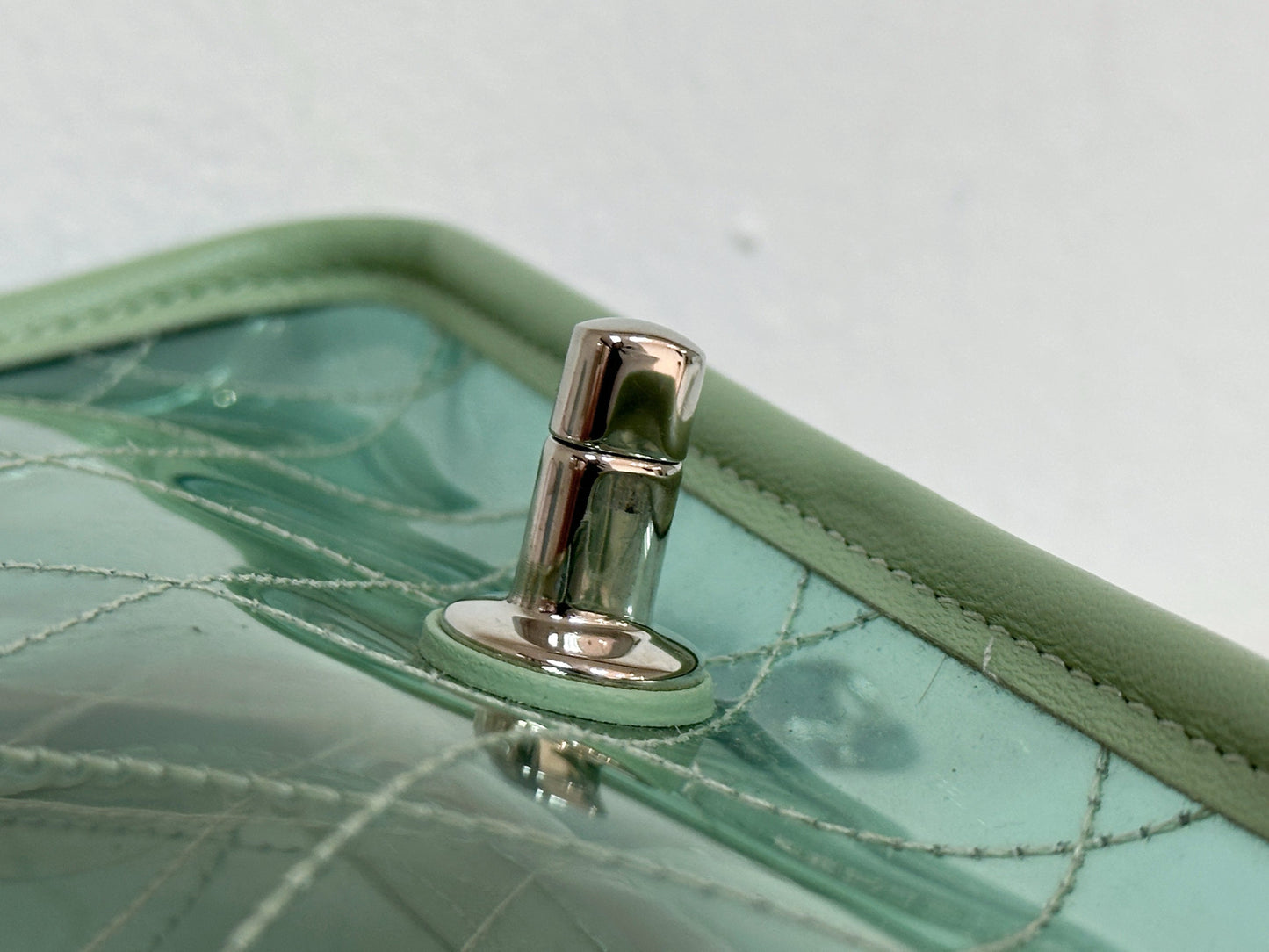 Chanel Coco Splash PVC Mini Flap Bag Pink/Blue/Green 2576 holo