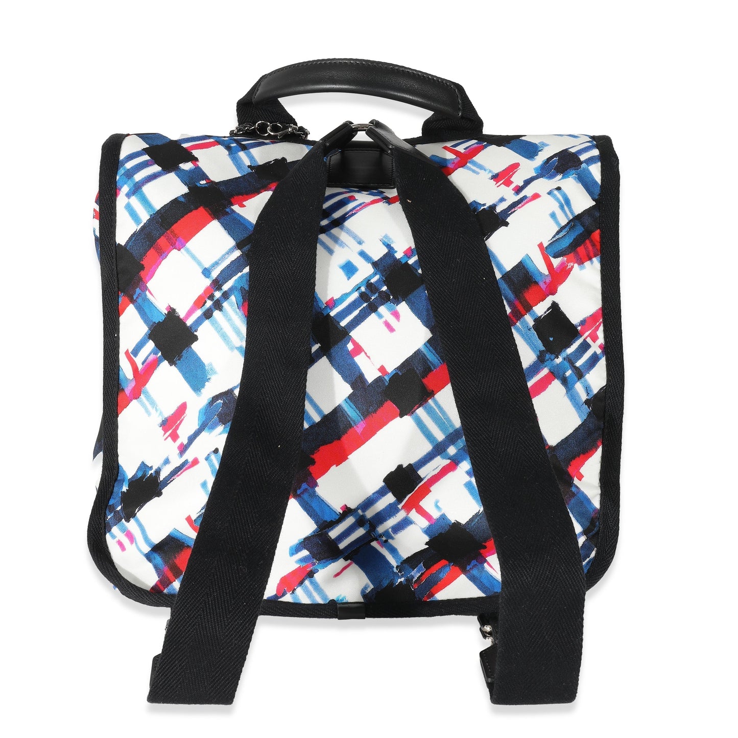 CHANEL Blue White Red Nylon Airline Backpack