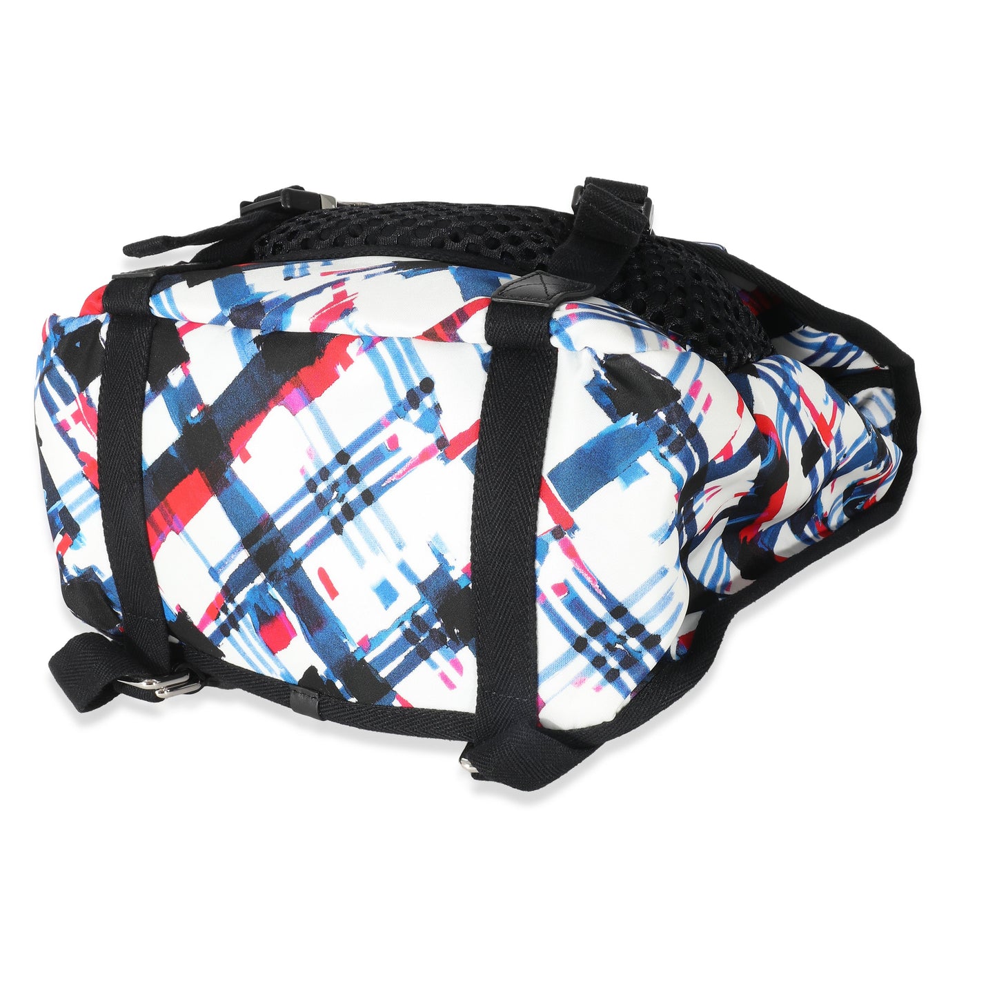 CHANEL Blue White Red Nylon Airline Backpack