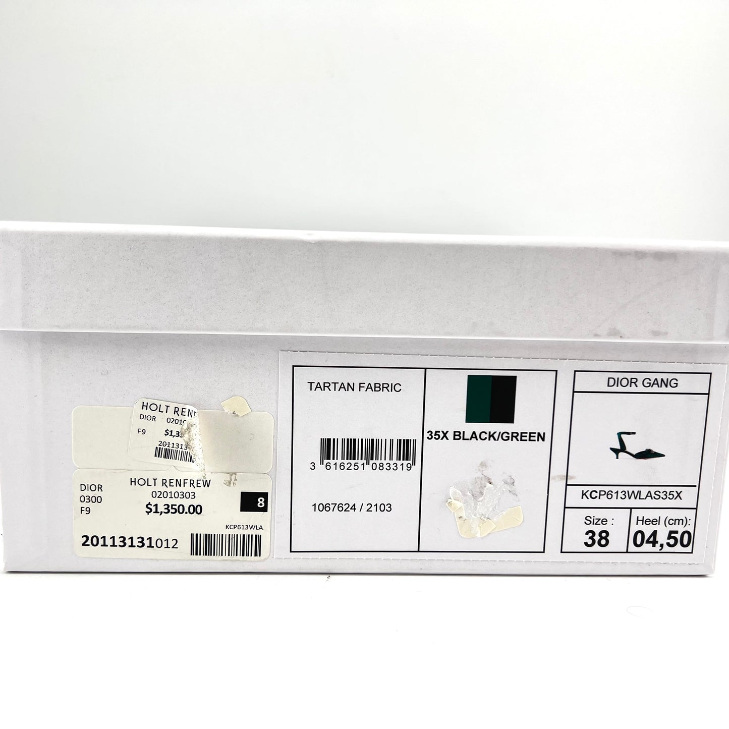 Christian Dior Gang Cloth Heels