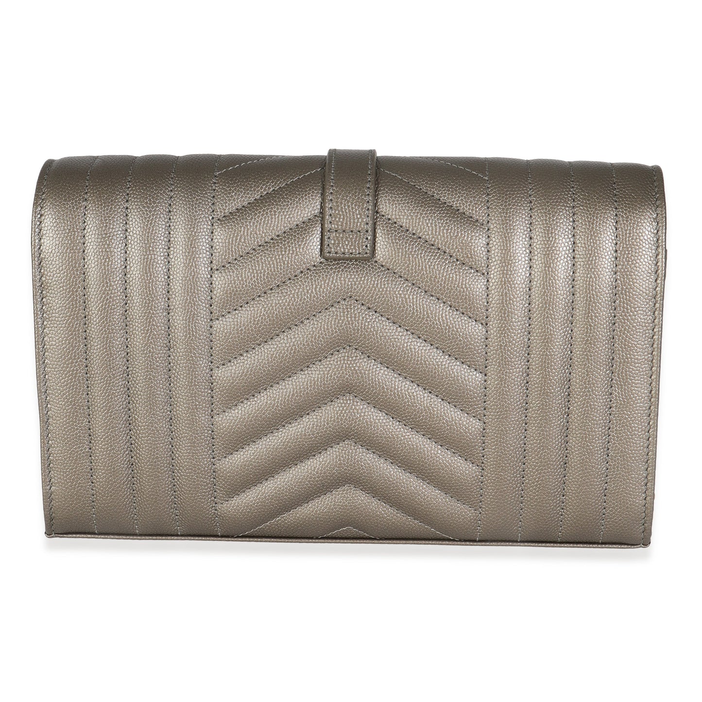 Tri-Quilt Bronze Cassandre Wallet on a Chain
