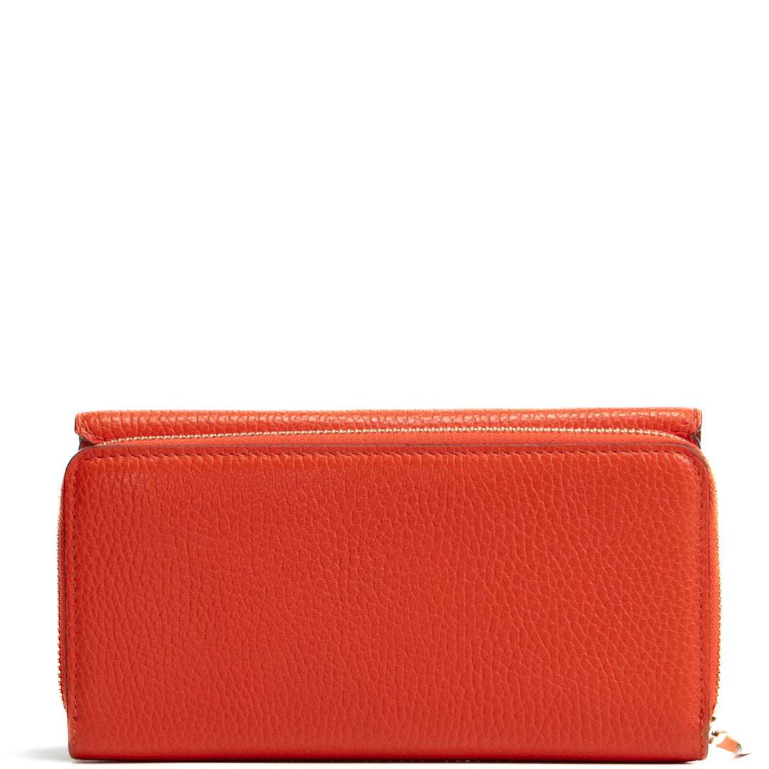 GUCCI Interlocking G Logo Wallet - Orange OUTLET FINAL SALE