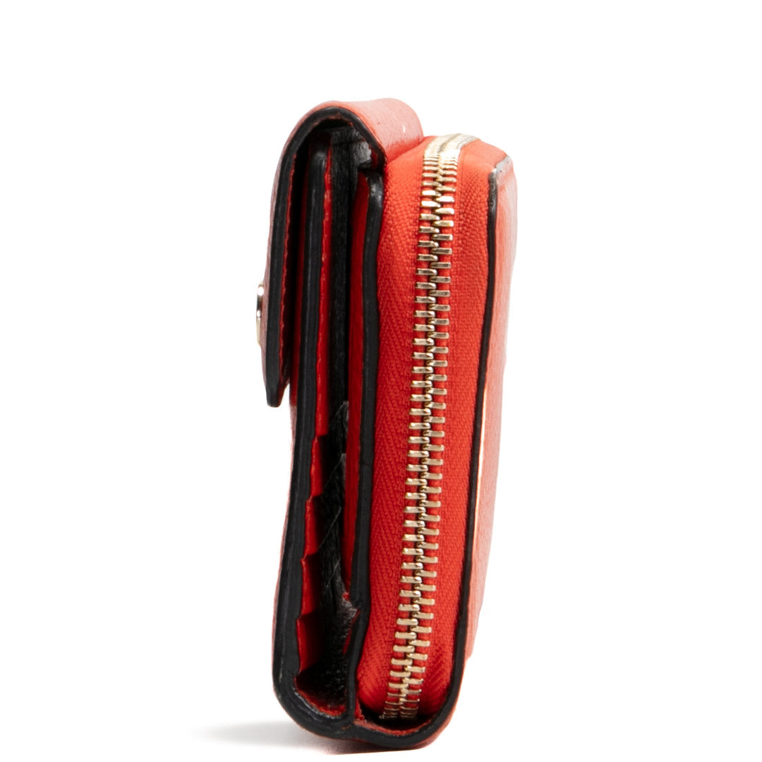 GUCCI Interlocking G Logo Wallet - Orange OUTLET FINAL SALE