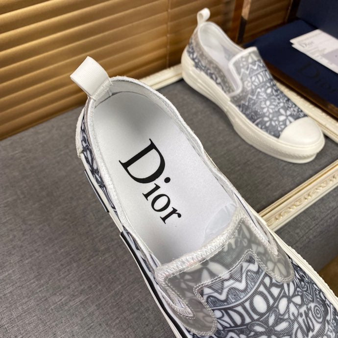 Christian Dior B23 Slip Blue And White LOW-TOP SNEAKER