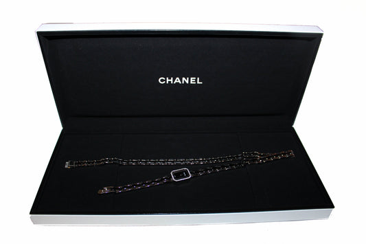 Chanel  Triple Row Steel & Black Ceramic with Diamonds Premie'r | Havik Shop.com - Shop Now at Havik Shop.com