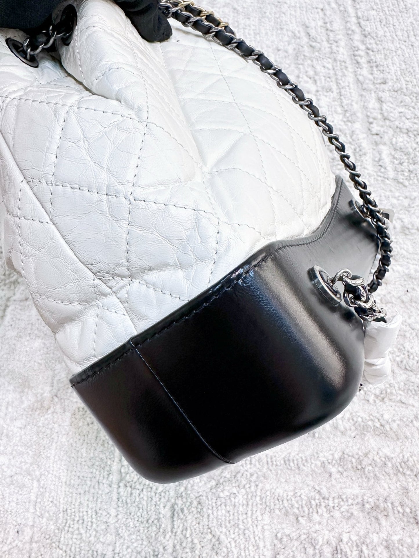 CHANEL Gabrielle Small Backpack White