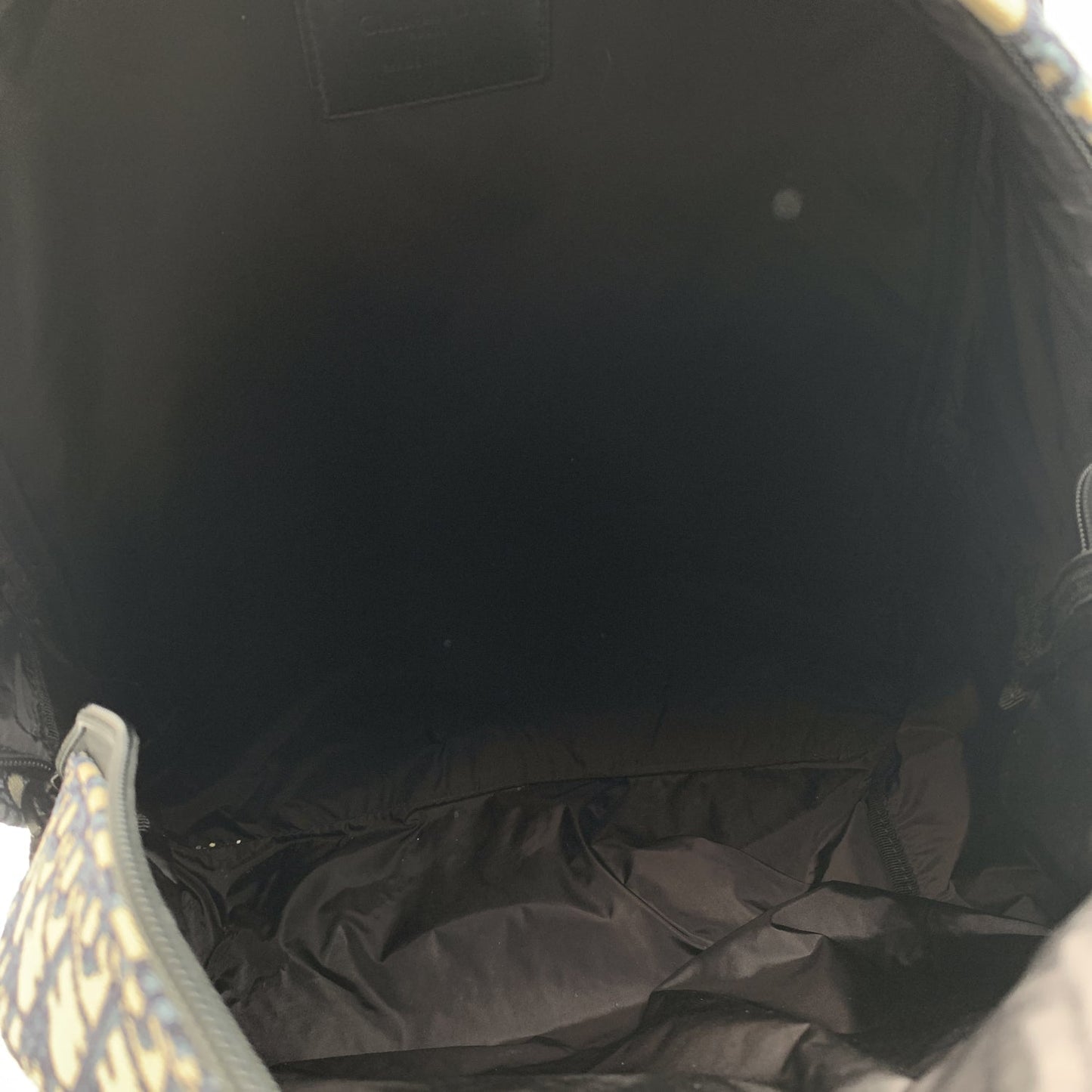 CHRISTIAN DIOR Blue Oblique Canvas Diortravel Backpack Bag