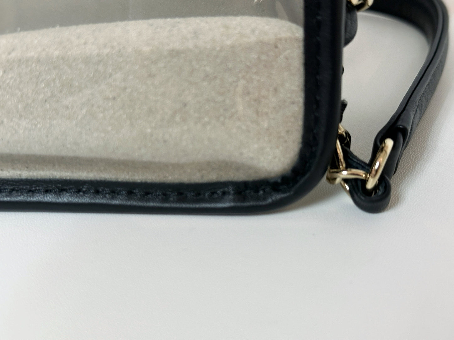 Chanel Medium Lambskin CoCo Sand PVC Sand By The Sea Flap With Pearl Strap Black 2745 holo card