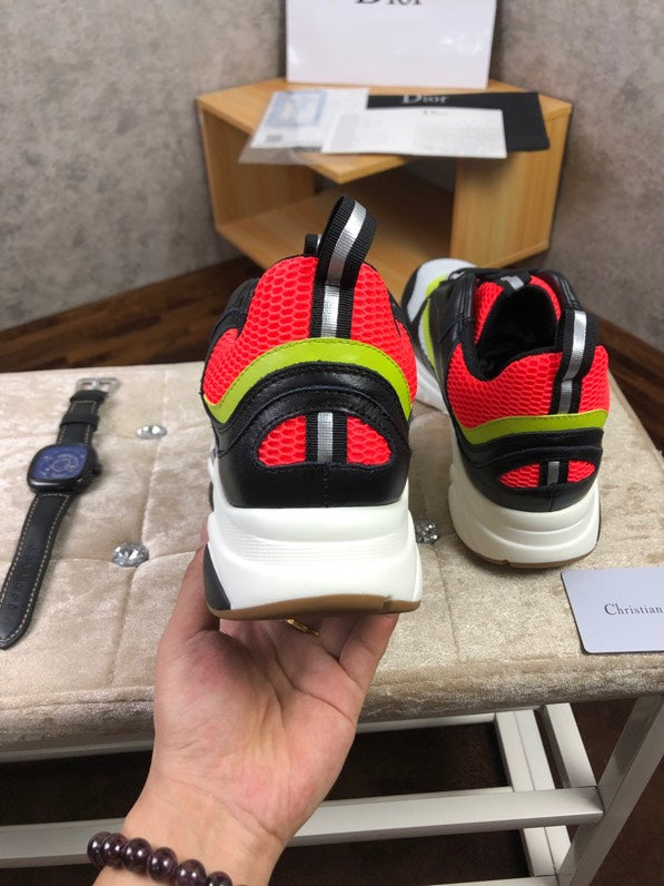 Christian Dior B22 Red And Yellow Sneaker