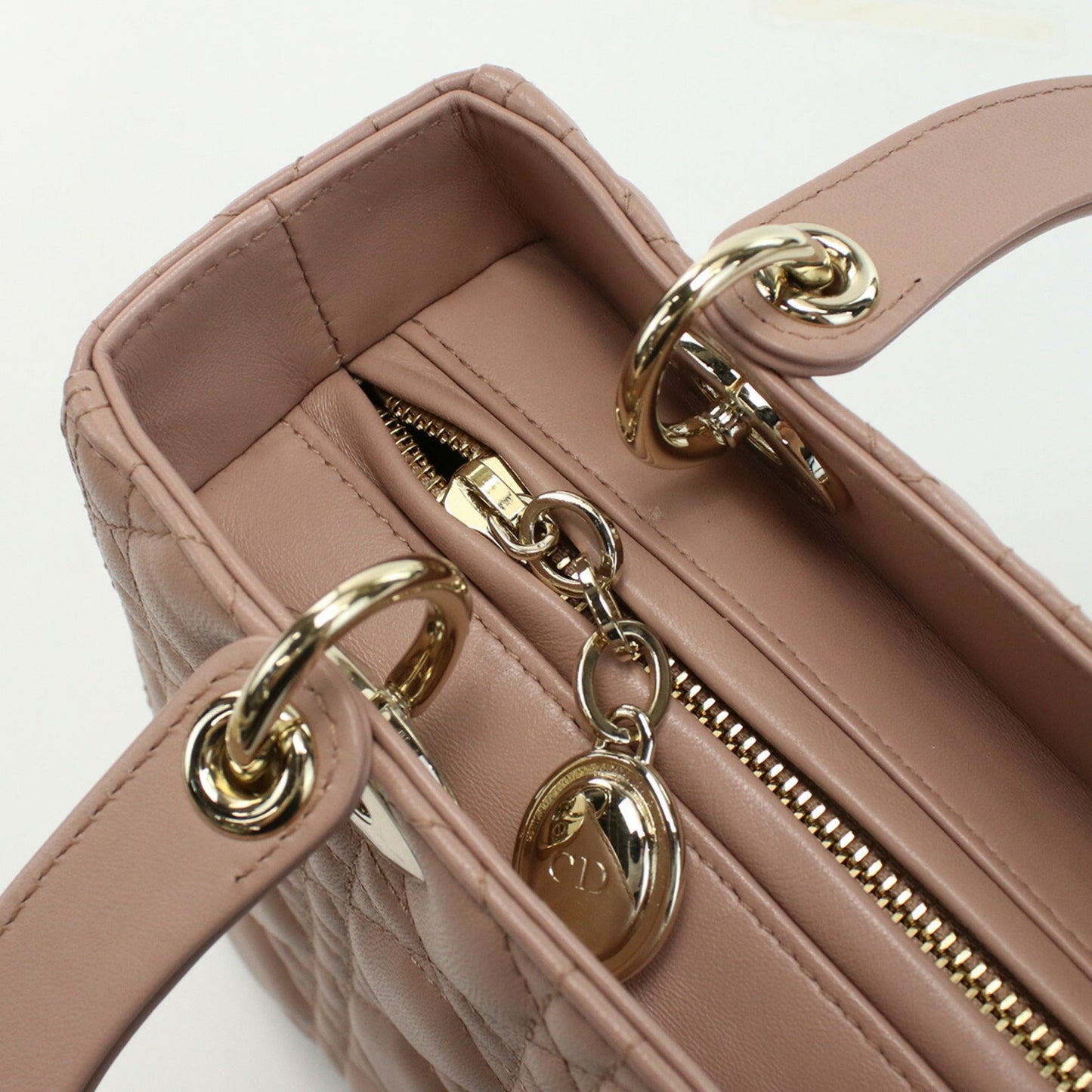 CHRISTIAN DIOR Handbag Lady CAL44550.M50P Leather Ladies
