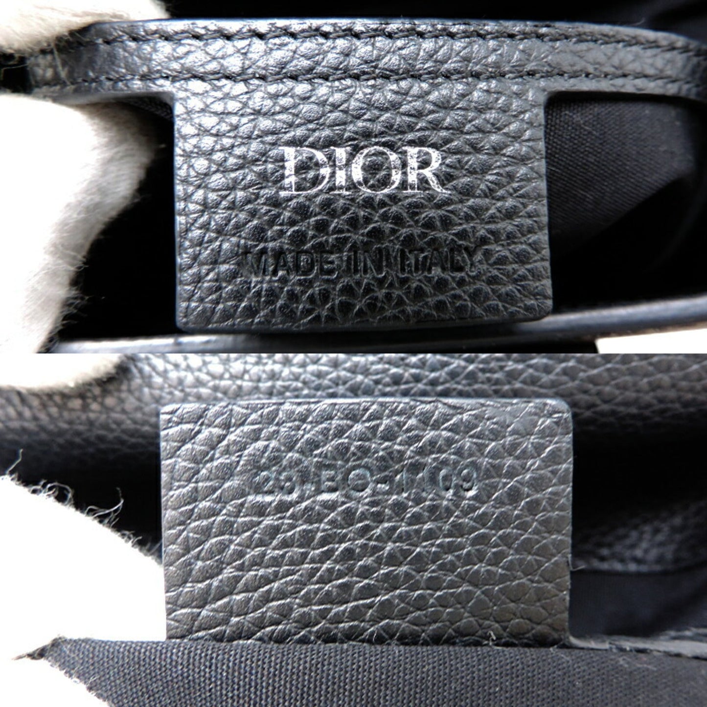 CHRISTIAN DIOR Gallop Backpack Men's Rucksack/Daypack Leather Black
