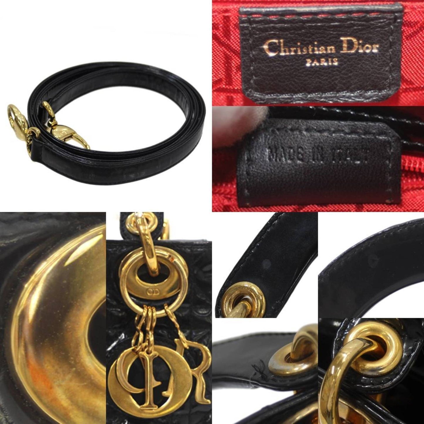 CHRISTIAN DIOR Dior Lady 2way bag handbag shoulder