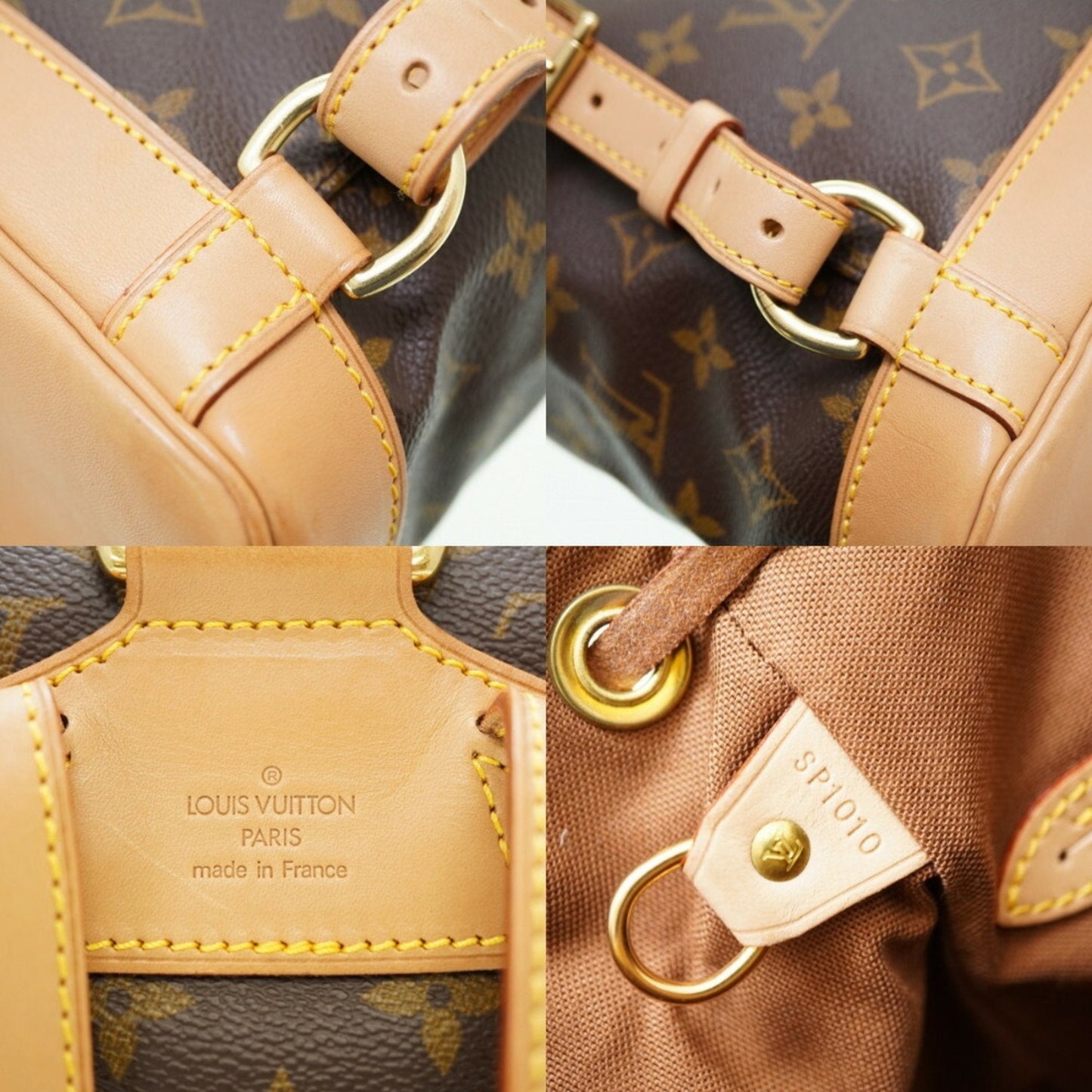 Louis Vuitton Monogram Montsouris MM Rucksack Backpack M51136