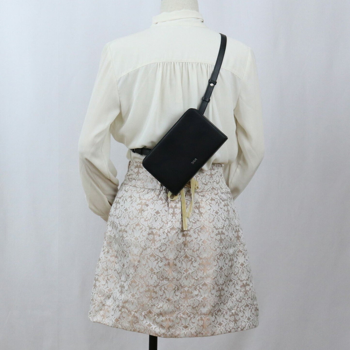 CHRISTIAN DIOR Dial Ultra 2LECA341NDE Body Bag Leather Ladies