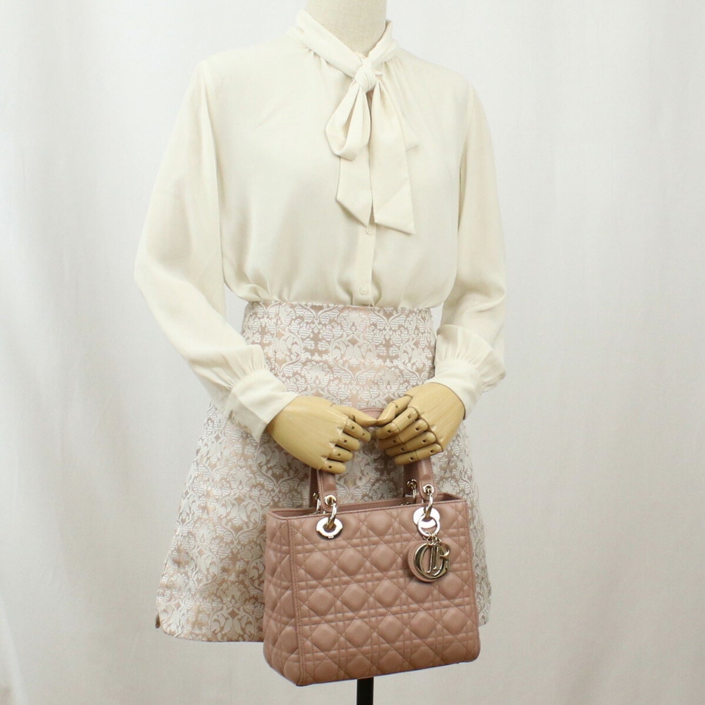 CHRISTIAN DIOR Handbag Lady CAL44550.M50P Leather Ladies