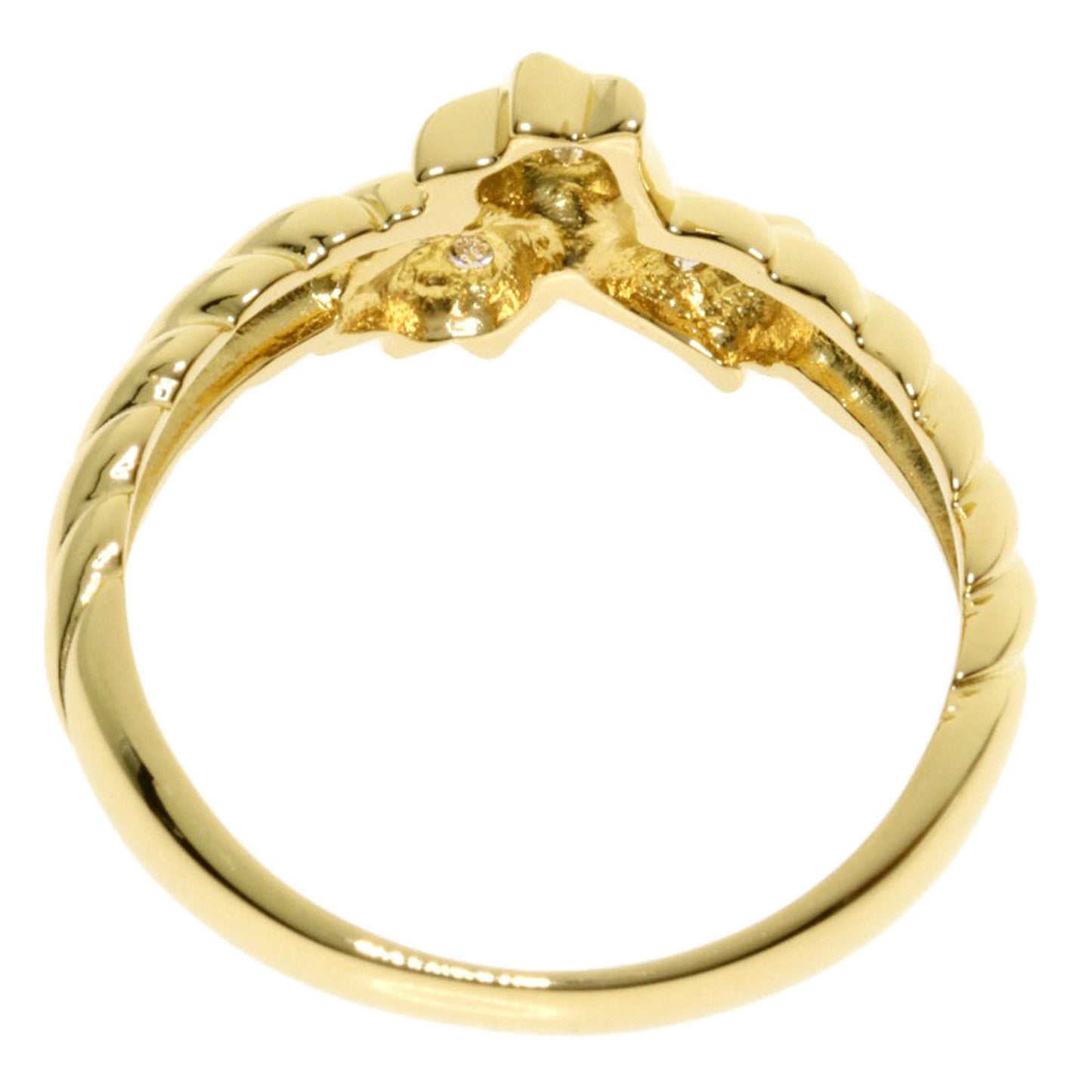 Christian Dior Dior Diamond Rings & K18 Yellow Gold Ladies