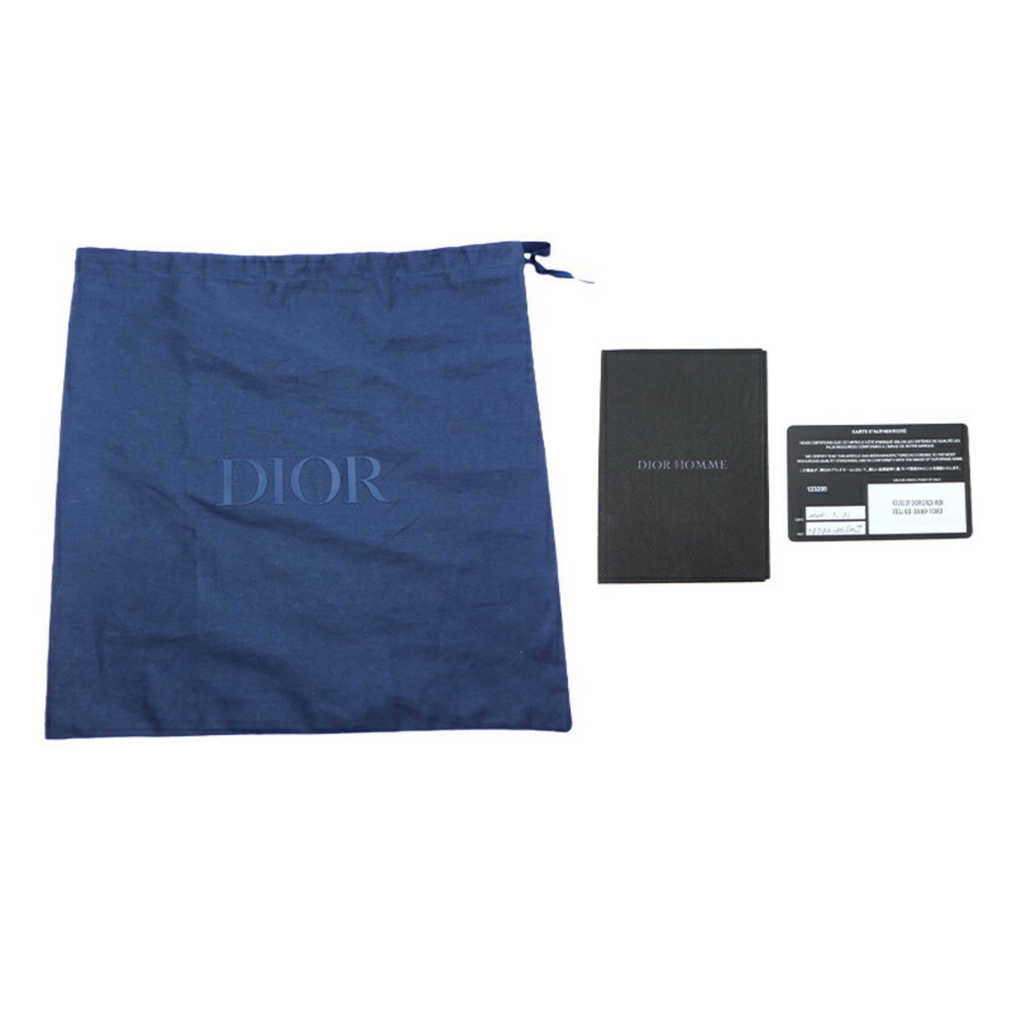CHRISTIAN DIOR Gallop Backpack Men's Rucksack/Daypack Leather Black