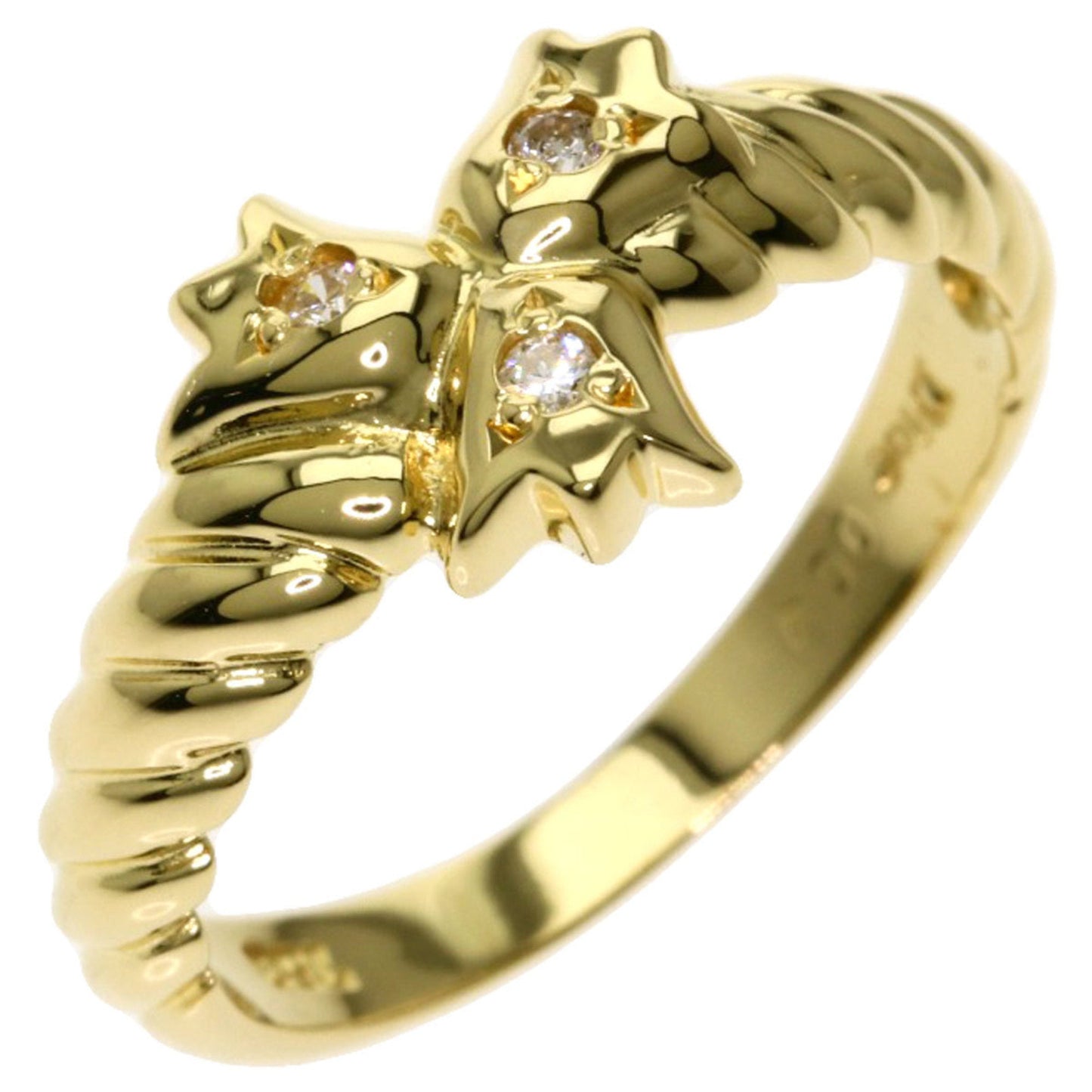 Christian Dior Dior Diamond Rings & K18 Yellow Gold Ladies