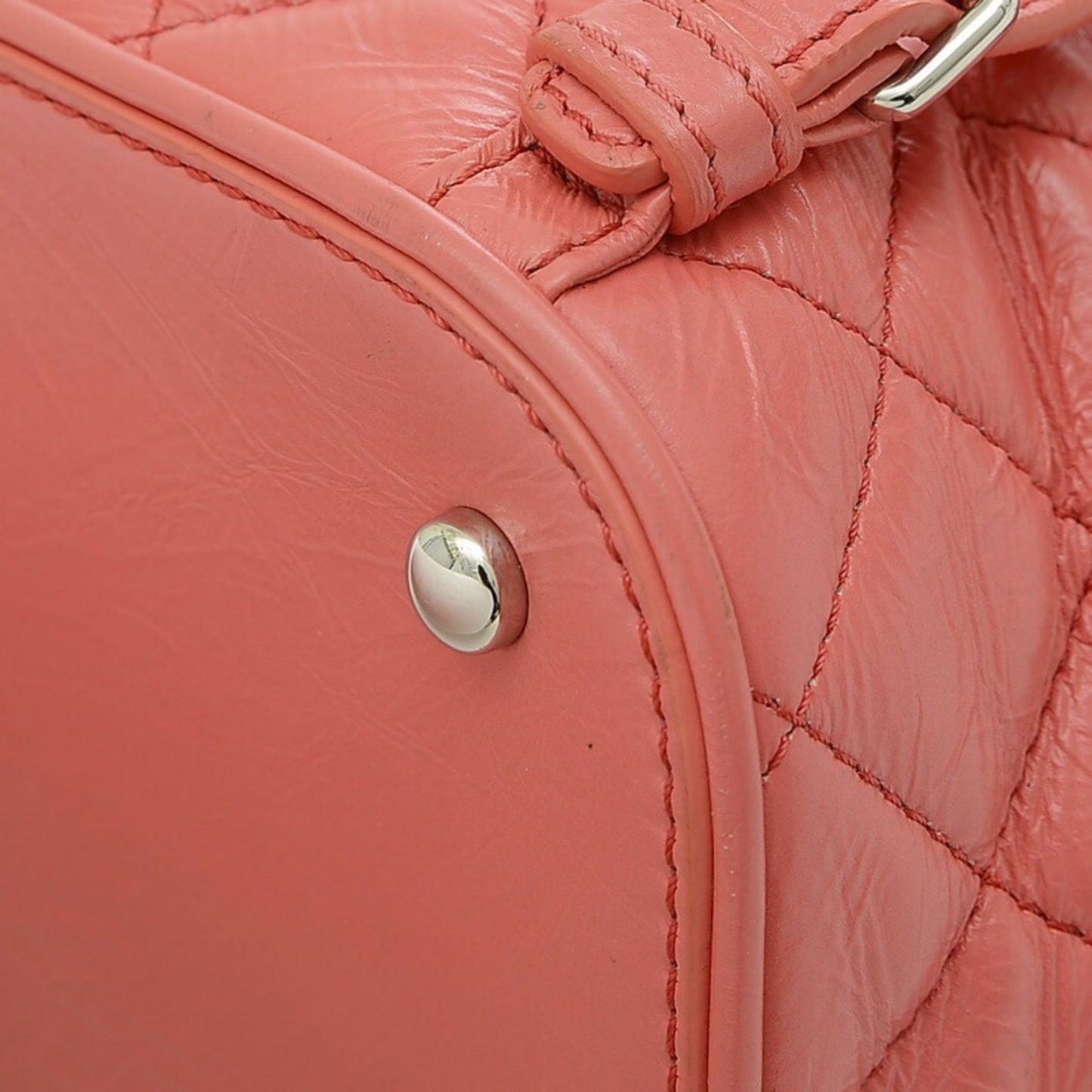 Chanel Matelasse Chain Backpack Rucksack Leather Vinyl Pink A57826