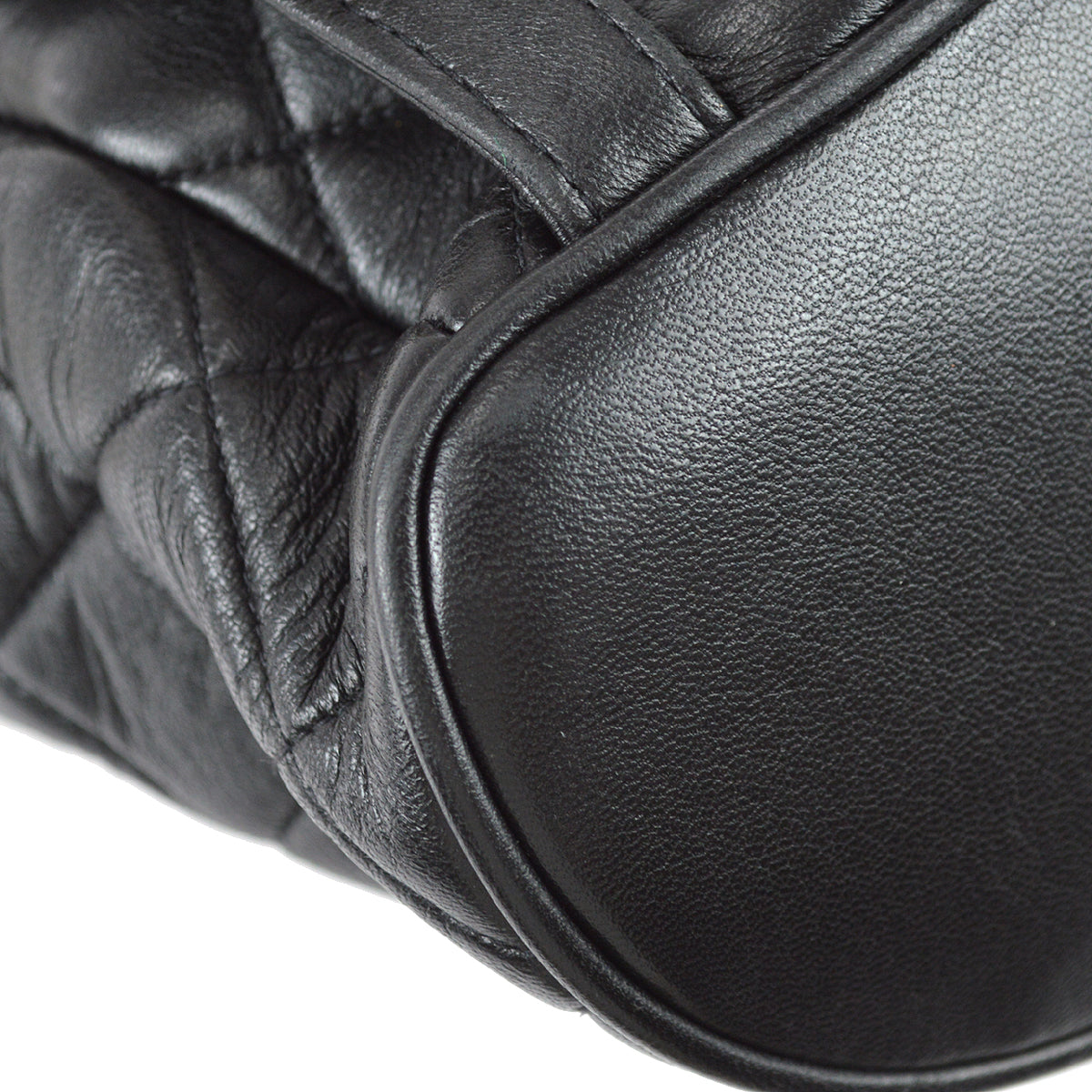 Chanel 1994-1996 Black Lambskin Large Duma Backpack