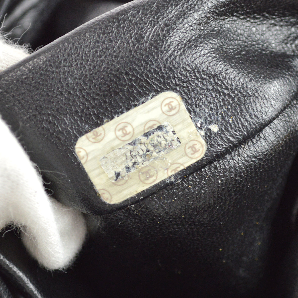 Chanel 1994-1996 Black Lambskin Large Duma Backpack