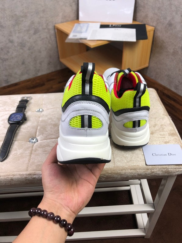 Christian Dior B22 White And Yellow Sneaker